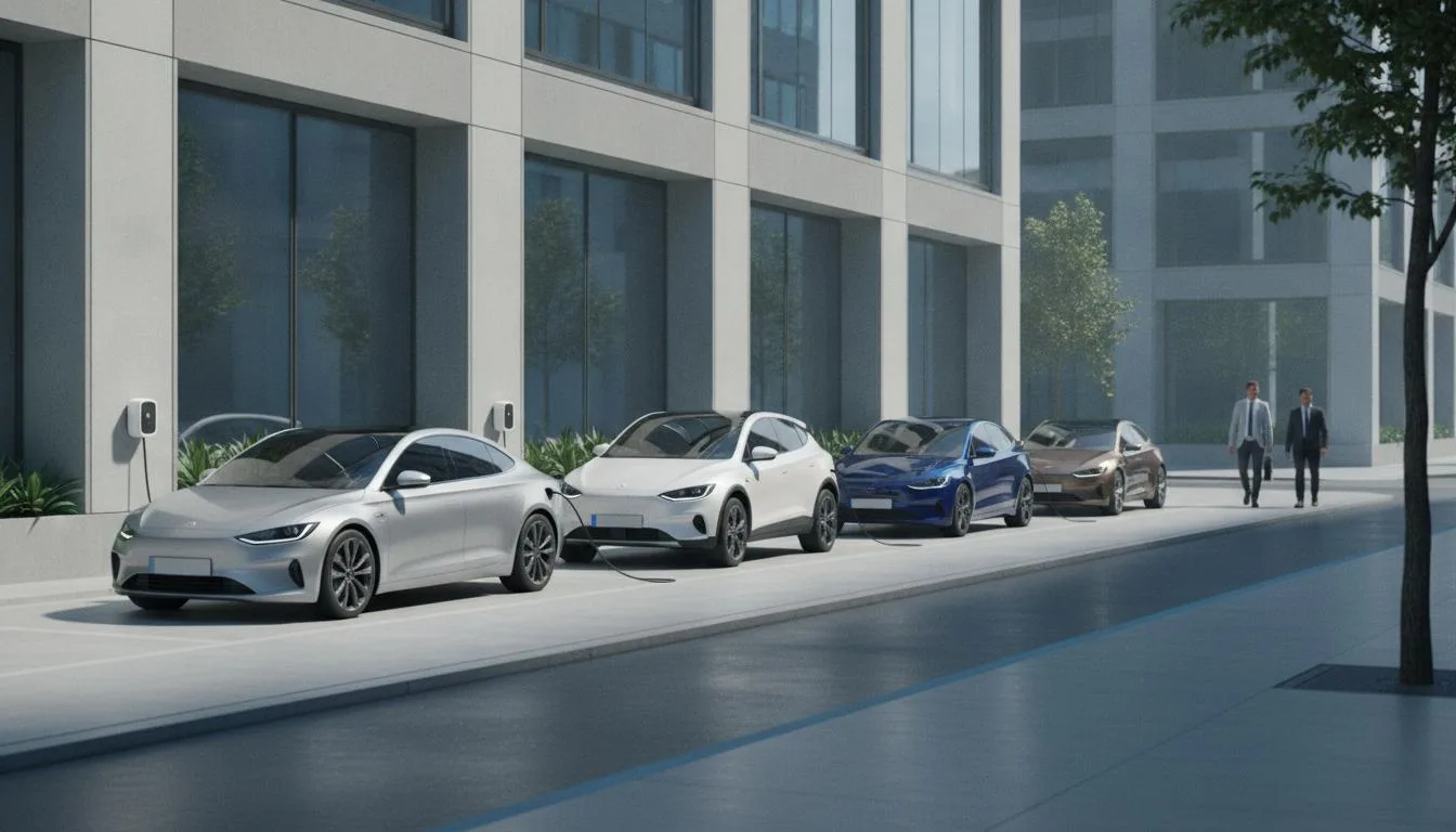 Movilidad eléctrica empresas: flota de coches eléctricos con etiqueta CERO en renting flexible